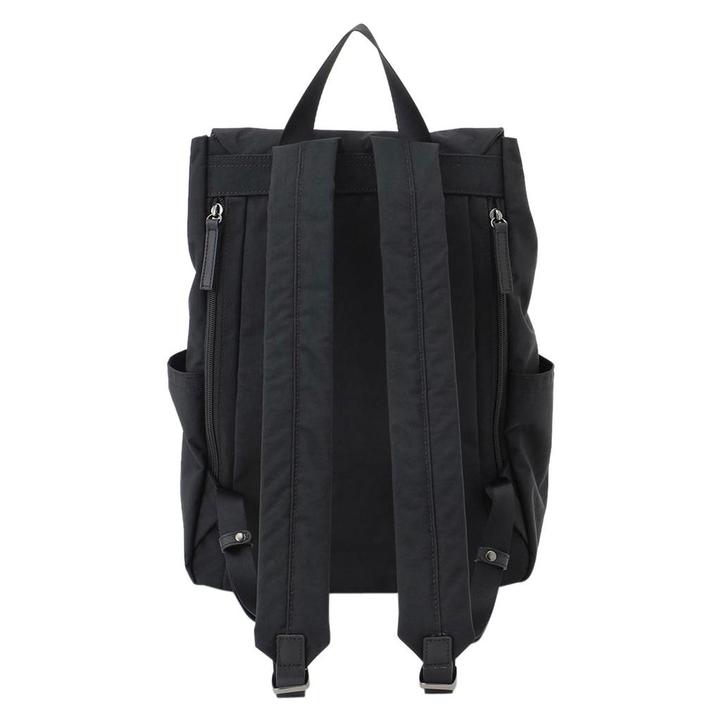 Isaac Crinkle Nylon Double Pocket Backpack 2000812 White (30)