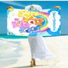 1pc Rainbow Heart Bear beach towel,quick drying absorbent beach towel,outdoor sports swimming beach towel,Soft and comfortable Y73035