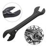 Carbon Steel Bike Pedal Hub Wrench Bicycles Repair Tool Wheel Hub Axle Cone Adjuster Wrench Pedal Spanners Repair Tool