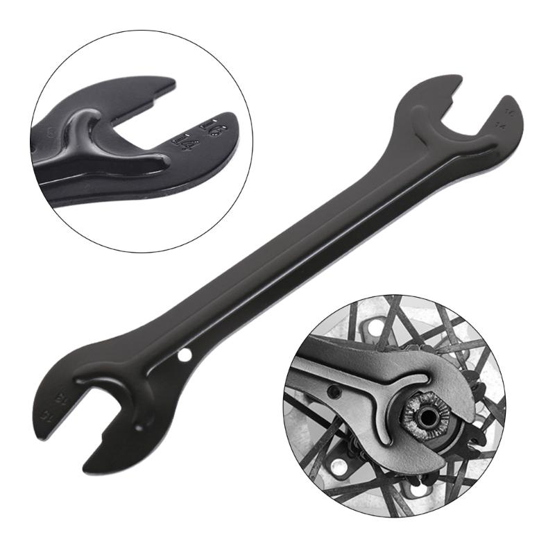 Carbon Steel Bike Pedal Hub Wrench Bicycles Repair Tool Wheel Hub Axle Cone Adjuster Wrench Pedal Spanners Repair Tool