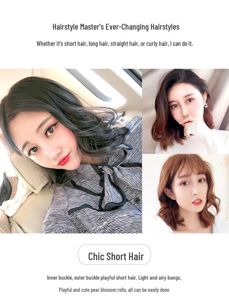 Constant Temperature Hot Air Brush & Automatic Hair Curler for Wet and Dry Use