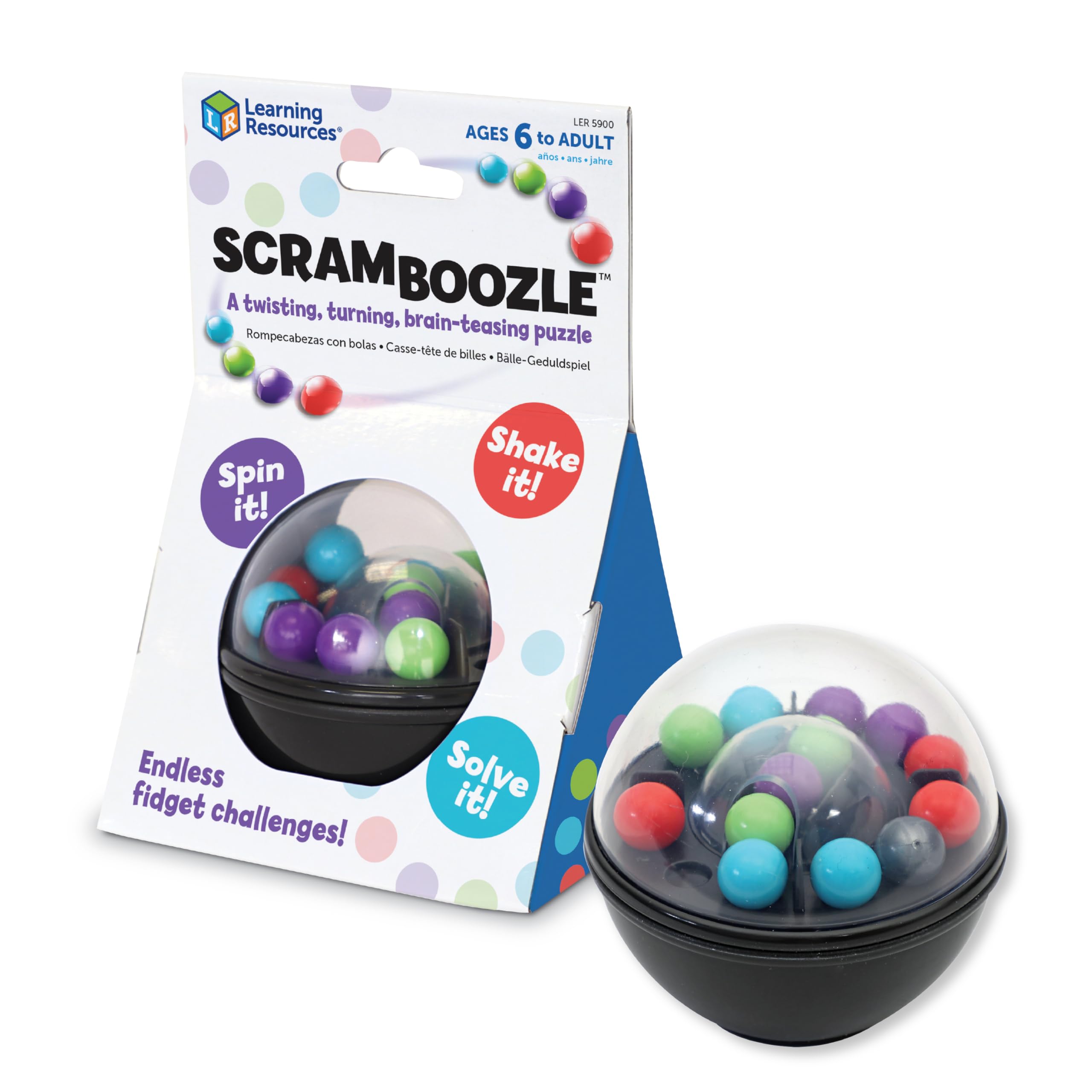 

Learning Resources Scramboozle Brain Training Puzzle Game LER5900 Authentic