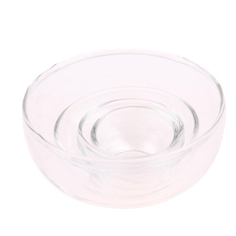 1:12 Dollhouse Miniature Bowl Glass Fruit Bowl Salad Bowl Soup Plate Candy Bowl Kitchen Model Decor Toy