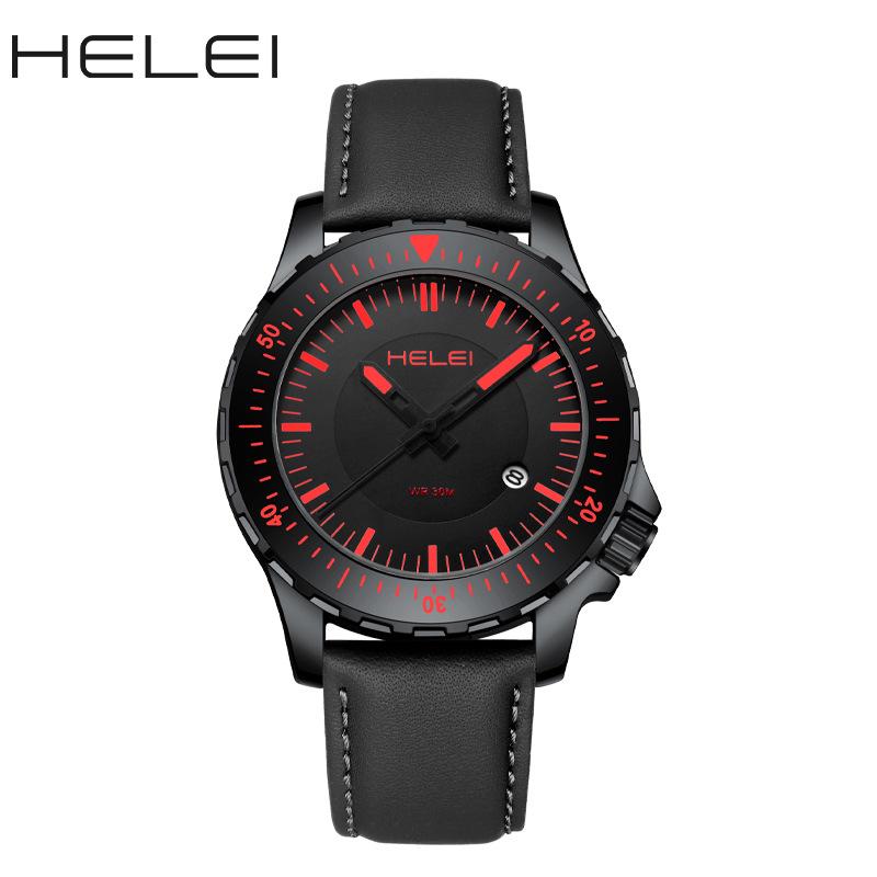 HELEI Swiss Automatic Men's Watch: Luminous, Waterproof, High-End Design