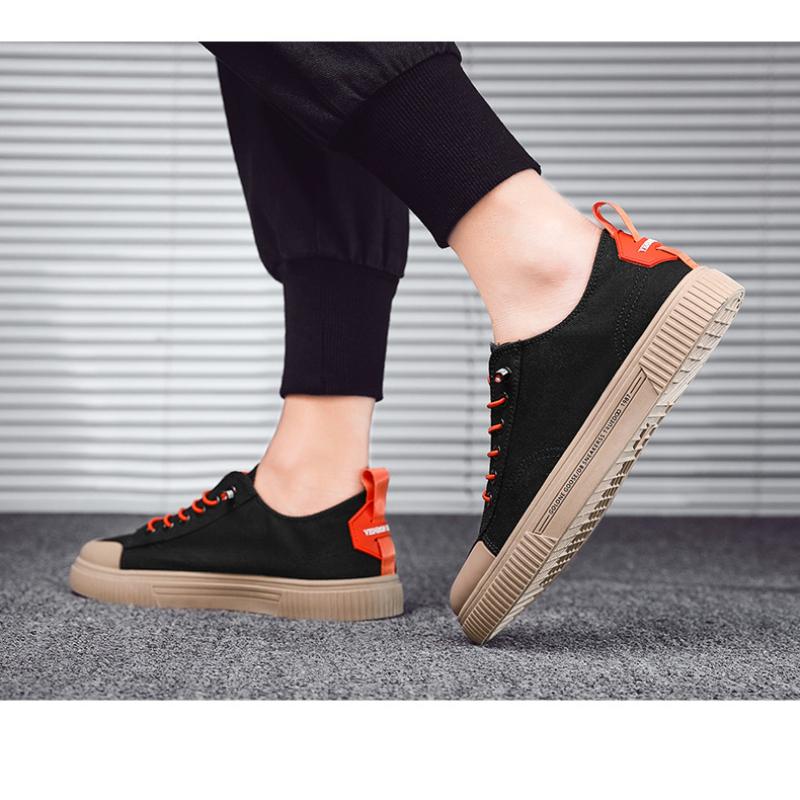 Leinenschuhe Herren Vulkanisierte Schuhe Neue Herren Freizeitsneaker Herren Flache Designer-Sneaker Männerschuhe Tenis Masculino