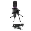 3.5mm Microphone Cardioid Pickup Noise Reduction Wired PC Laptop Mic with Tripod Stand Pop Filter for Gaming Recording