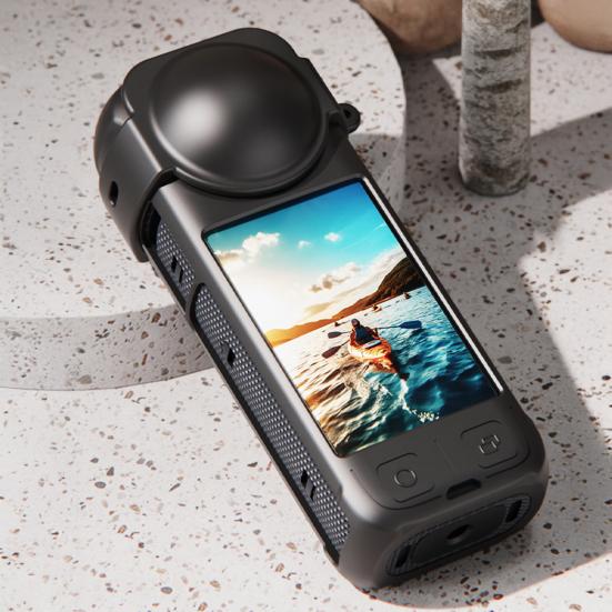 Camera Protective Case Drop-proof Silicone Lens Protector Wonderful Moments Camera Accessory for Insta360 X5