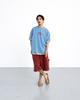 ANGLAN [3Rd ] Slogan Graphic Tee “Whatwewear” - Blue