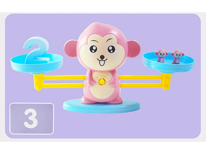 Monkey Digital Balance Toy: Educational Arithmetic Game for Early Learning