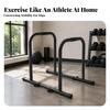Freestanding Adjustable Parallel-Bar Fitness Station Sturdy Handrails Heavy Duty