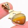 Natural Montana Agate TwoTone 925 Solid Sterling Silver Gift Pendant 1.50" m2E90