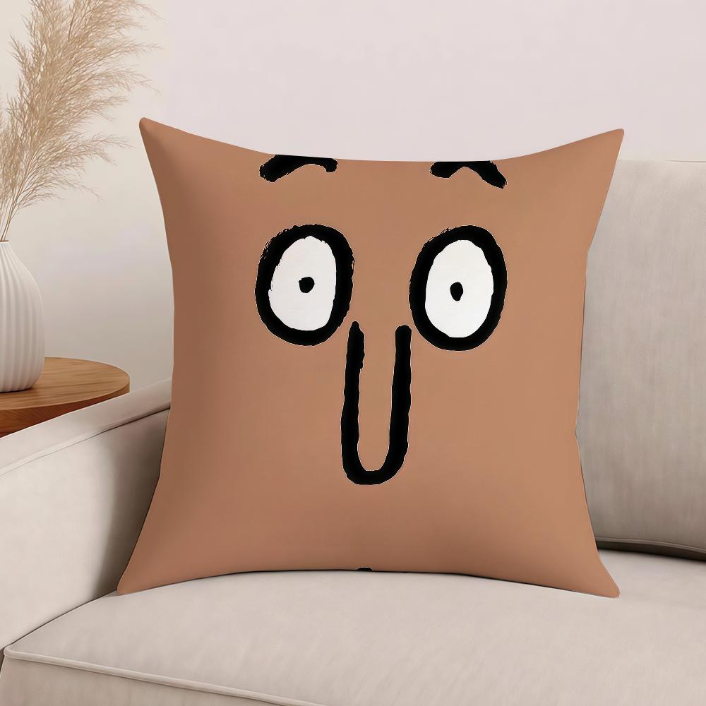 Art J-Jean J-Jullien Pillow Case Office Cushions Suitable For Sofa Car Bedroom Decorative Cushion Cover