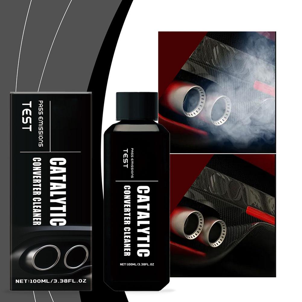 Catalytic Converter Cleaner Car Exhaust System Purifier Oil Circuit Deposit Remover Fuel Atomization Enhancer Motor Accessories
