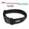 Nylon Electrician Tool Belt with Hardware Back Support and Thickened Wear-resistant Waist Bag