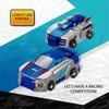 Magic Transformation Super Combination Car Toy 2 In 1 Kids Magnetic Collision Transforming Car Diy Toy Gift for Kids B