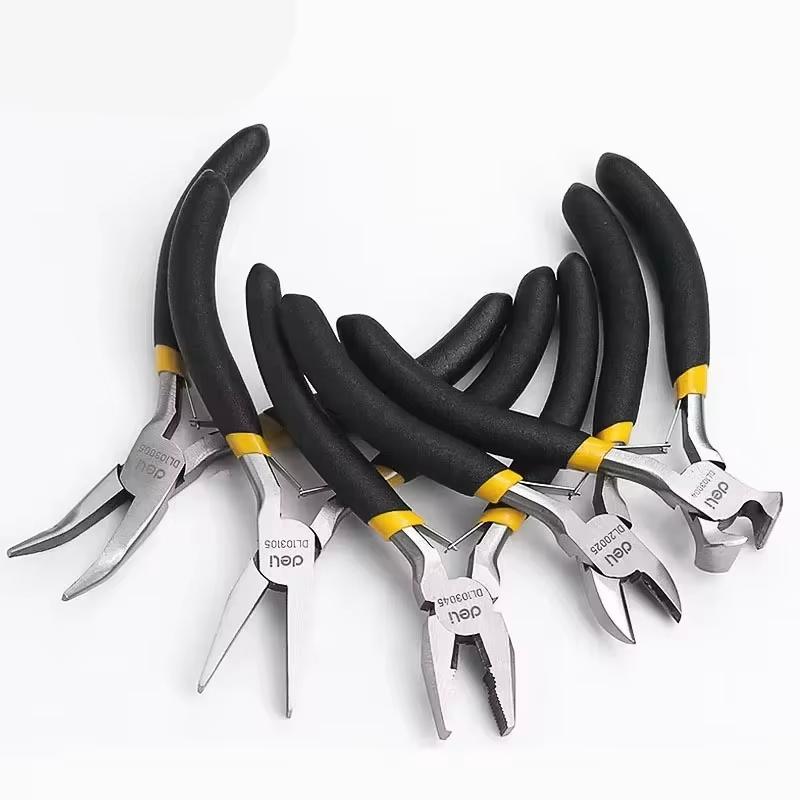 4/5/6 Inch Mini Long Nose High Precision Wire Cutters Anti-slip Handle Design Multi-function Electrician Repair Hand Pliers