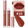 DUNUF 18 Farben Mattes Samt-Lippenstift Wasserdicht Langanhaltend Nude Matt Lipgloss Klar Feuchtigkeitsspendendes Lippenöl für Damen Make-up