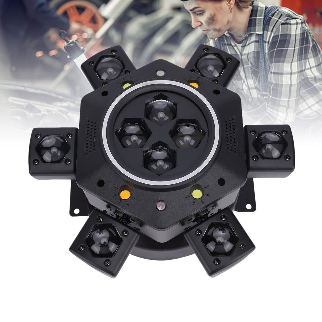 Moving Head DJ Light Support Digital Multiple X 512 Voice Control RGBW LED Rotating Stage Light with Remote Control