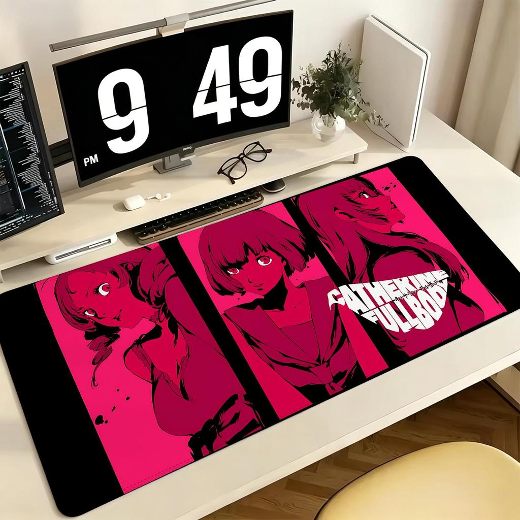 Mouse Pad Pro ESports Xxl Gaming Mousepad Extra Large NonSlip Stitched Edge Keyboard Laptop Desk Mat For Pc Gamer Catherine