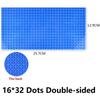 Single Double Sided Building Plates 32X32 16X16 16X32 Dots Diy Simulated Scene Building Block Base Compatible With Major Brands