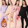 Women's Seamless Thermal Underwear 1 Set Winter Warm Clothing Comfortable Underwear Ladies Sexy Solid Lingerie Long Warm Set