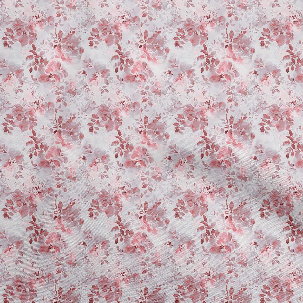 oneOone Bawełniana elastyczna zielona tkanina akwarelowa kwiatowa szycie rzemieślnicze projekty nadruki na tkaninie na jard 40 cali