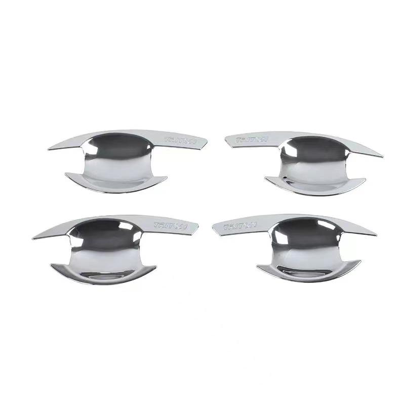 

Хромированные накладки на дверные ручки и чаши дверей Mitsubishi L200 Triton (Модели 2015-2020 годов)