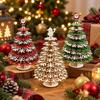 DIY Christmas Tree Ornament Santa Claus Christmas Tree Statue  Home Decoration