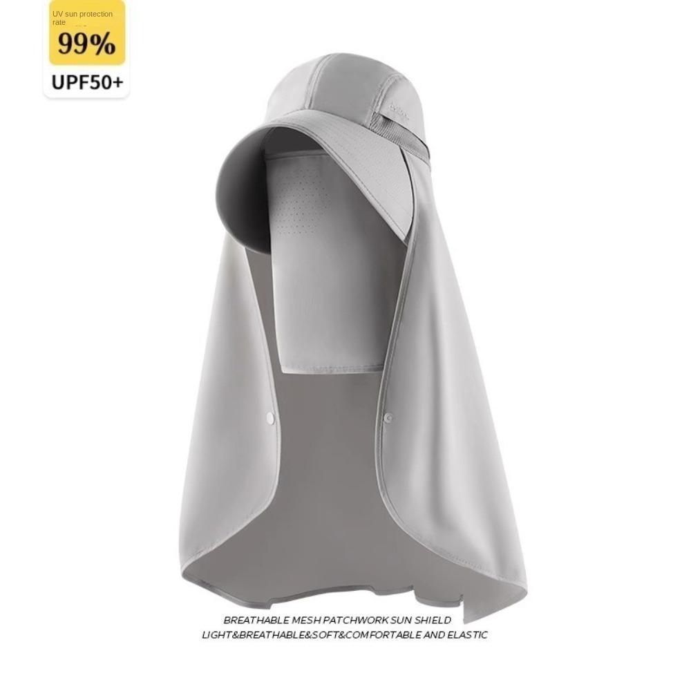 

Пляжна кепка все включено велика шаль рибальський капелюх нова кепка з хвостом весна-літо сірий