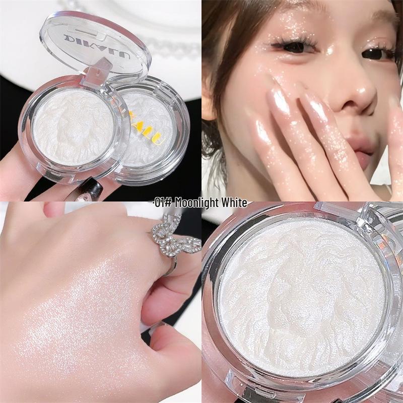 Dikalu Lion Head Highlight & Contour Palette: Shimmer & Pearlescent Glow