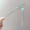 Gothic Pendant Hairpin For Women Metal Moon Tassel Hair Stick Vintage Dress Cheongsam Metal Jewelry Hair Accessories