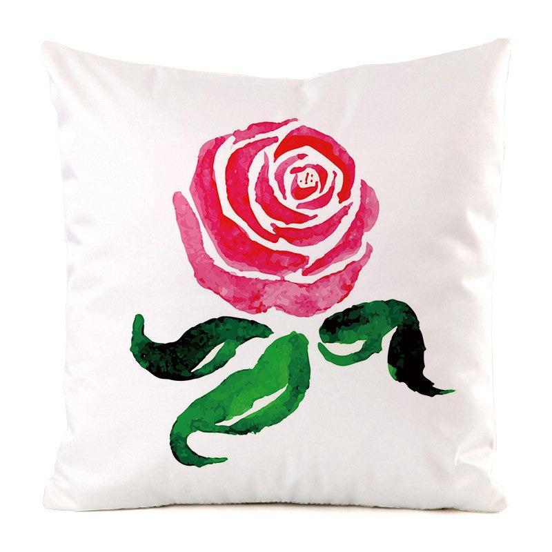 

Juste de coussin de voiture de канапе de комод, украшение de la maison de luxe, креативный taie d oreiller, мотив розового цвета 60x60cm