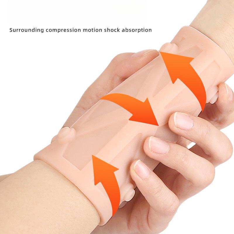 SEBS Magnet Wrist Guards, Outdoor Running, Cycling, Sports, Compression Arm Guards, Soft Stretch Fit Sports Gloves