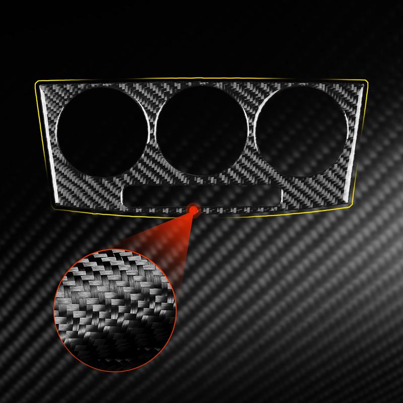 For Mazda 3 Axela 2004-2009 Carbon Fiber Central Air Conditioning Control Panel Car Accessories Interior Decorative Stickers