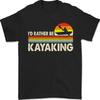 Retro Sunset Kayaking Lover Gift T-shirt