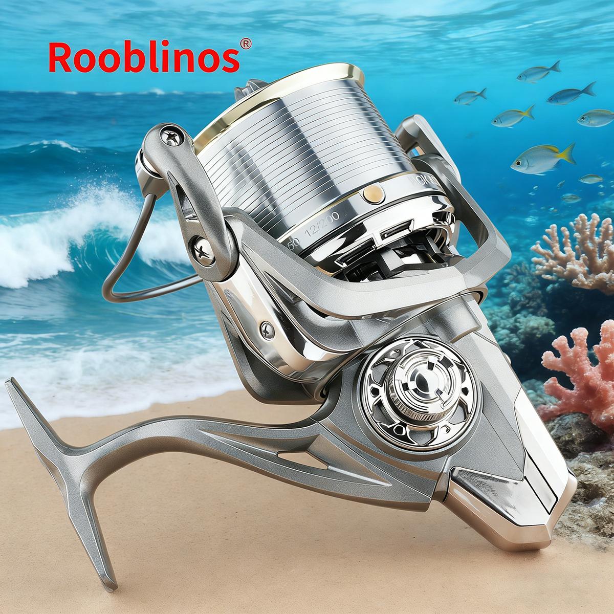 [Germany Stock]  Rooblinos NGK Left Hand Spinning Sea Fishing Reel 4.8:1 Gear Ratio 8000-14000 Series 9000 Series