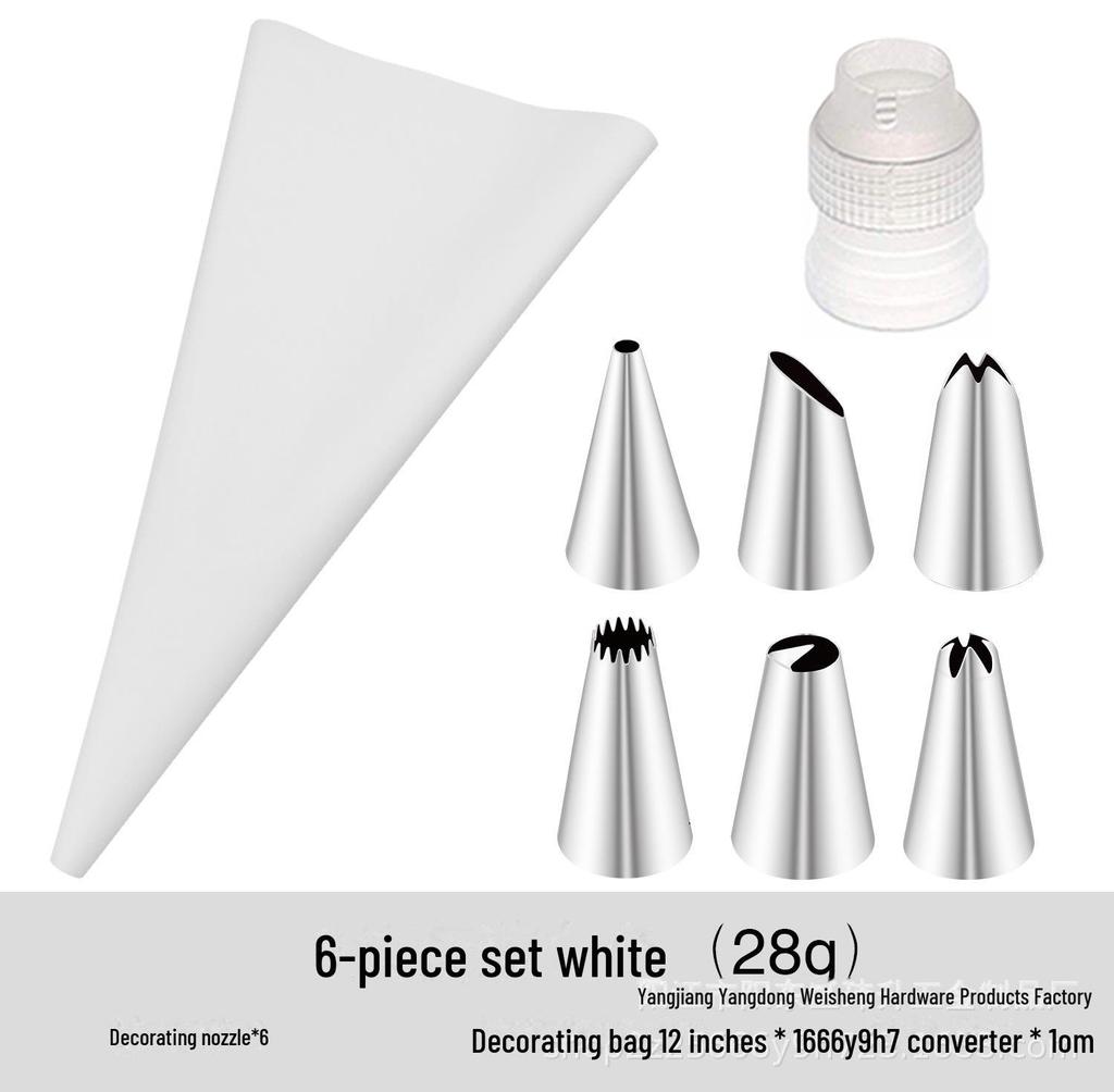 Stainless Steel Cake Decorating Nozzle Set with EVA Bag