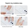 Magnetic Airbag Phone & Tablet Stand - Compact Finger Ring with Strong Magnetic Back Sticker