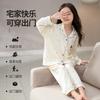 100% Cotton Long Sleeve Pajama Set Girls Cartoon Print Sleepwear Home Wear Fall Comfortable Kids Nightwear