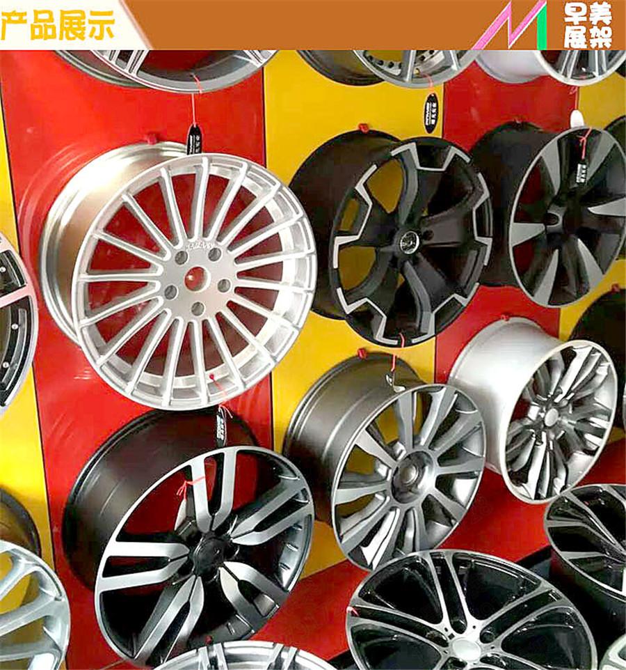 Cârlig pentru butucul roții anvelopei Suport de afișare pentru magazinul de roți Suport metalic Suport montat pe perete Butucul roții mașinii de curse Cârlig șef agățat