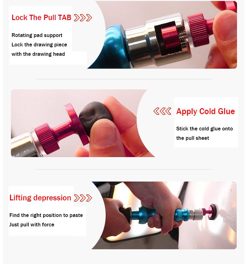 Newest Car Dent Repair Tools Mini Hail Sliding Hammer Tool Paintless Dent Removal Tools Dent Puller Machine Car Body Repair