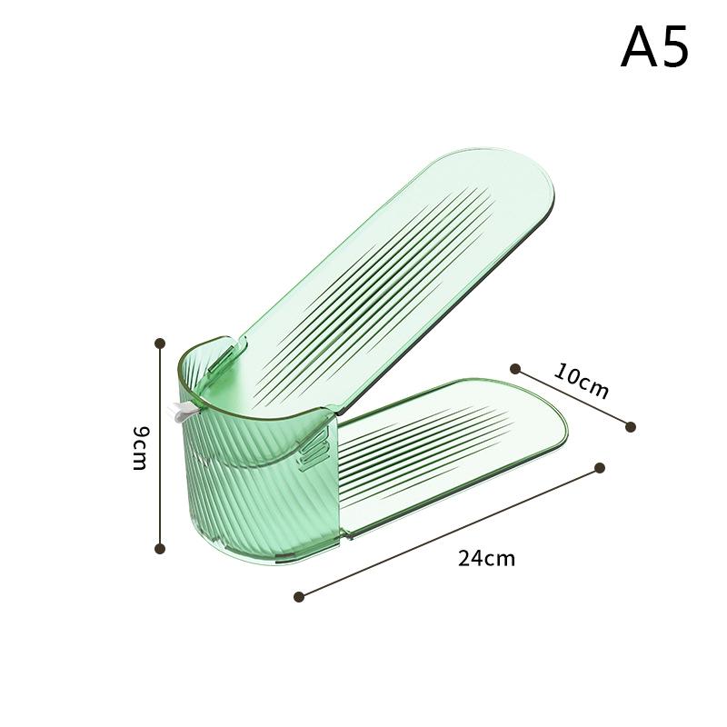 1Pcs Integrated Shoe Support Shoe Cabinet Storage Rack Shoe Storage Rack Space-saving Removable Double-layer Adjustable Rack