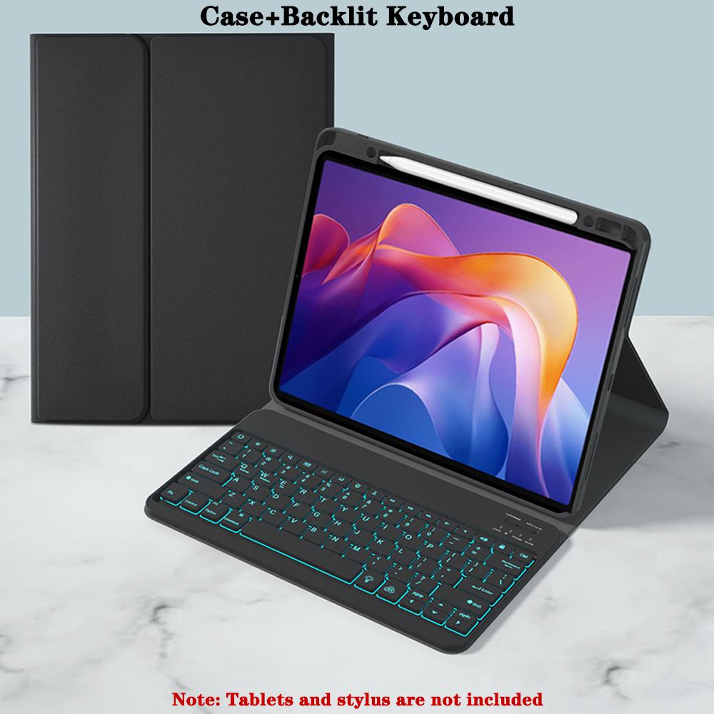 Étui clavier pour Redmi Pad 2 11 pouces, Housse clavier pour étui tablette Redmi Pad 2 11 pouces avec emplacement pour stylet Redmi Pad 2 11-inch&Korean