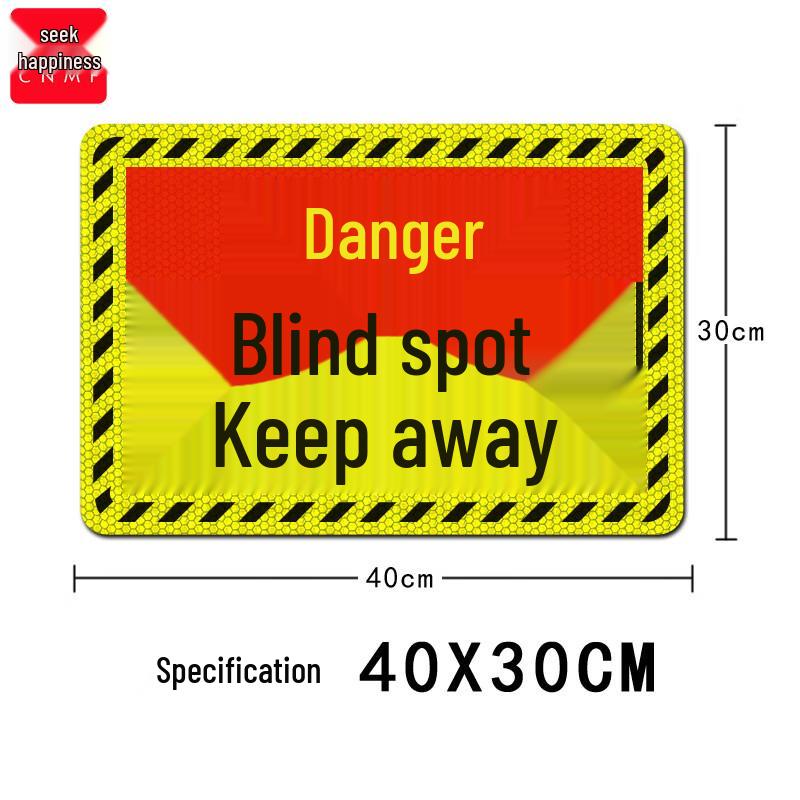 CNMF Truck Blind Spot Reflective Stickers