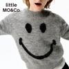 little MO&Co. Kids Mohair Blend Smiley Face Pullover Sweater