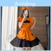 Okouzlující Lolita Dýňová Služebná Kostým Šaty Pro Cosplay A Hraní Rolí