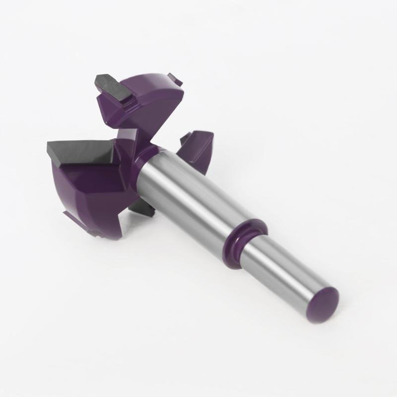 3-Schneidige 35mm 45mm Rundschaft Holz Lochsäge Bohrer Öffner Holzbearbeitung Scharnierloch Bohrer Bohrer Bits Schneidwerkzeug BohrerBits