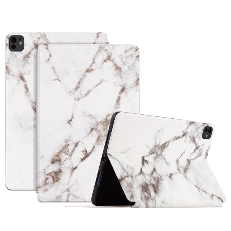 For iPad Pro 11 (2024) Case Pattern Print PU Leather Tablet Flip Cover