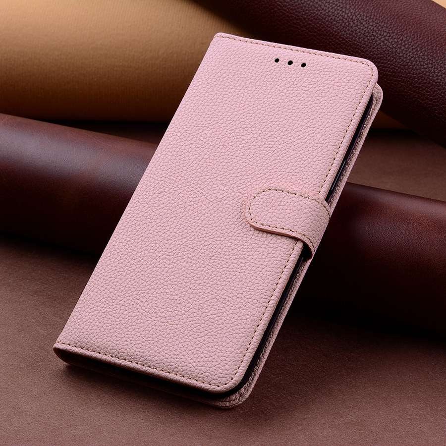 Litschi-Textur Leder Klapphülle Für Realme 9 11 8 10 12 Pro C21Y C63 C61 C71 OPPO A6X A5X A40 A54 A57 A96 A60 Reno 13 14 14F 13F Brieftaschen-Handyhülle