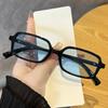 Fashion Retro Rectangle Small Frame Sunglasses For Men And Women Unisex Brown UV Protective Shades